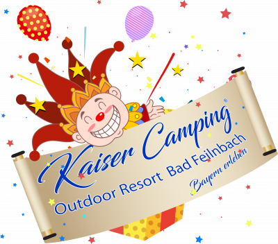 Kaiser Camping Bad Feilnbach Logo mit Clown