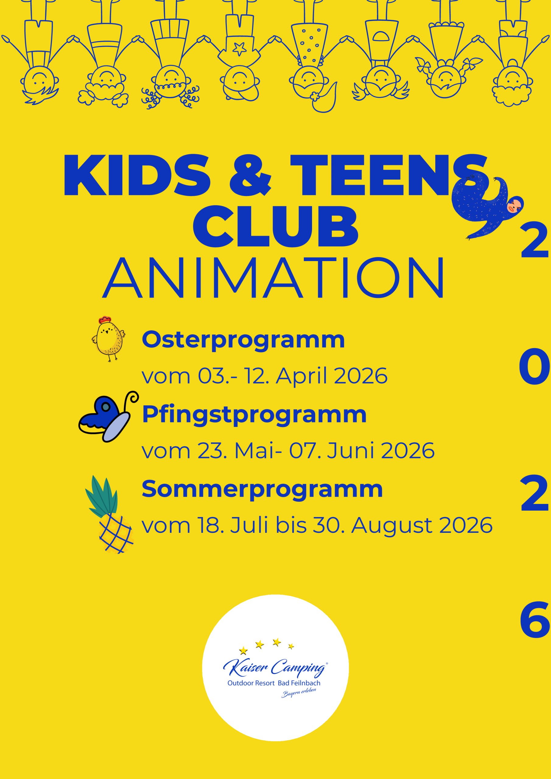 Kaiser Camping Bad Feilnbach Kids Club Programm 2026