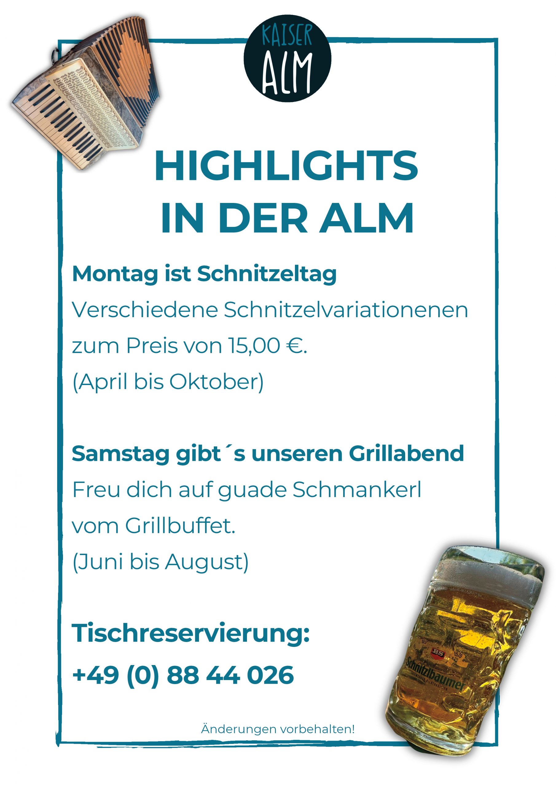 Highlights in der Kaiser Alm Bad Feilnbach